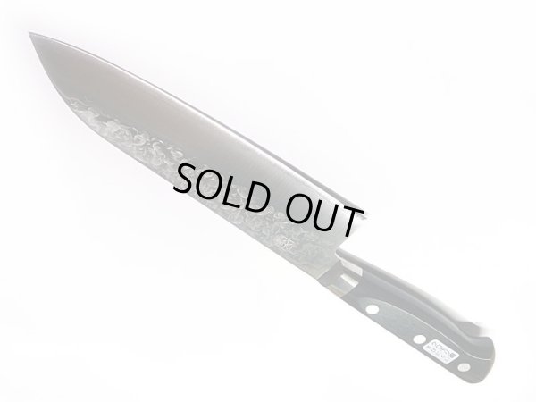 画像6: 送料無料 キリン クロモリ鋼 雲水包丁 1C 5Cr Mo V 準ステンレス鎚起鍛造鋼