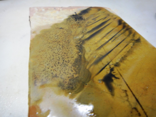 画像4: 天然砥石 山城銘砥 中世中山 黄板つけとおる 5851