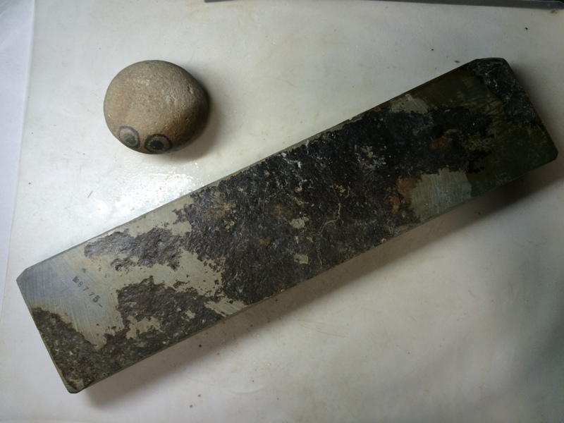 画像3: 天然砥石 正本山 山城銘砥とある試掘の浅黄尺一1.9Kg 8775