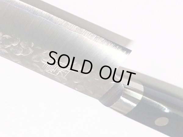 画像2: 送料無料 キリン クロモリ鋼 雲水包丁 1C 5Cr Mo V 準ステンレス鎚起鍛造鋼