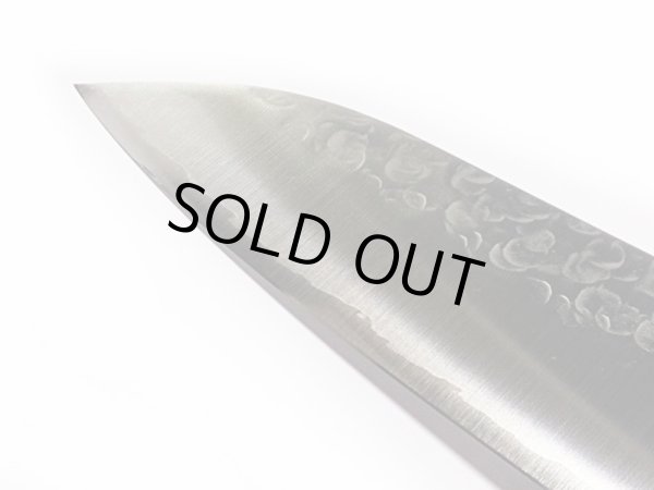 画像9: 送料無料 キリン クロモリ鋼 雲水包丁 1C 5Cr Mo V 準ステンレス鎚起鍛造鋼