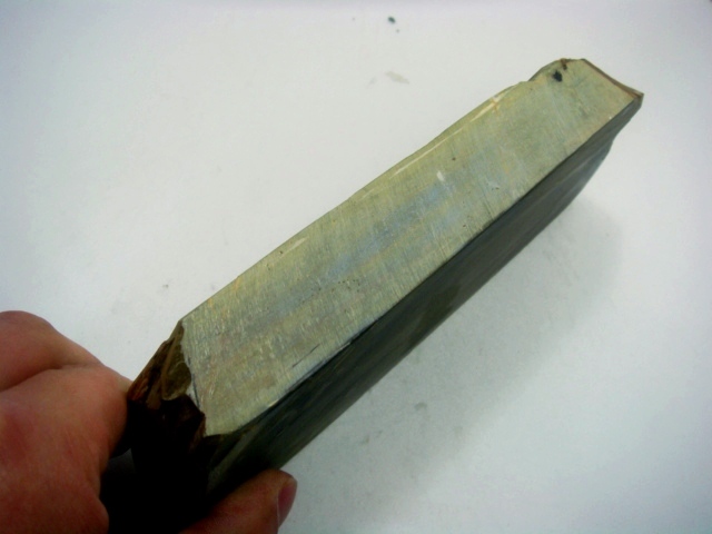 画像: 天然砥石 正本山 山城銘砥 卵板からす浅黄混 1804