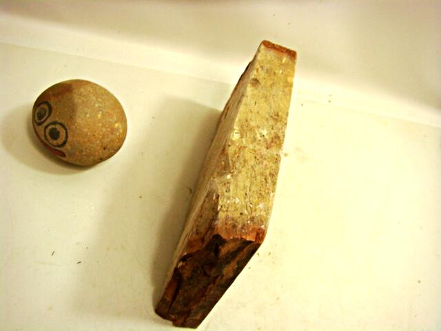 画像: 天然砥石 正本山 山城銘砥 本巣板肌色蓮華 2415