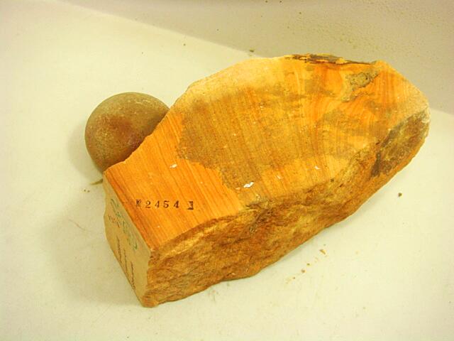 画像: 天然砥石 伝統1200年 伊予蟻の木朱の縞 鉄食み大極上 2454