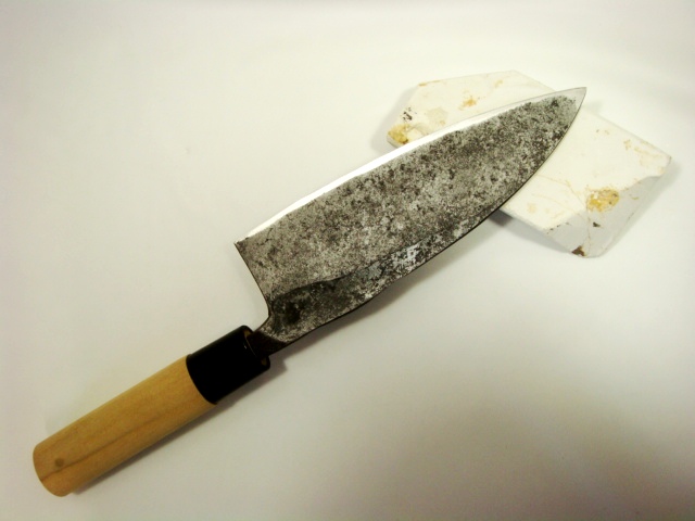 画像: 何とかGET【おとも付】白鷹先生のスウェーデンレア鋼製出刃包丁 6.5〜7.5寸